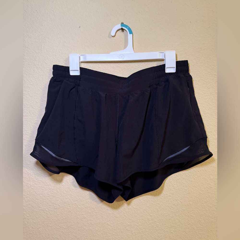Lululemon Black Hotty Hot Shorts